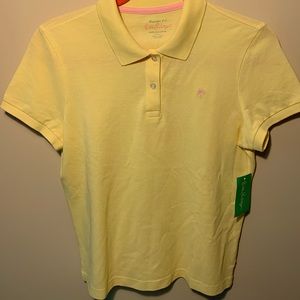 Lily Pulitzer Resort Polo yellow brand new